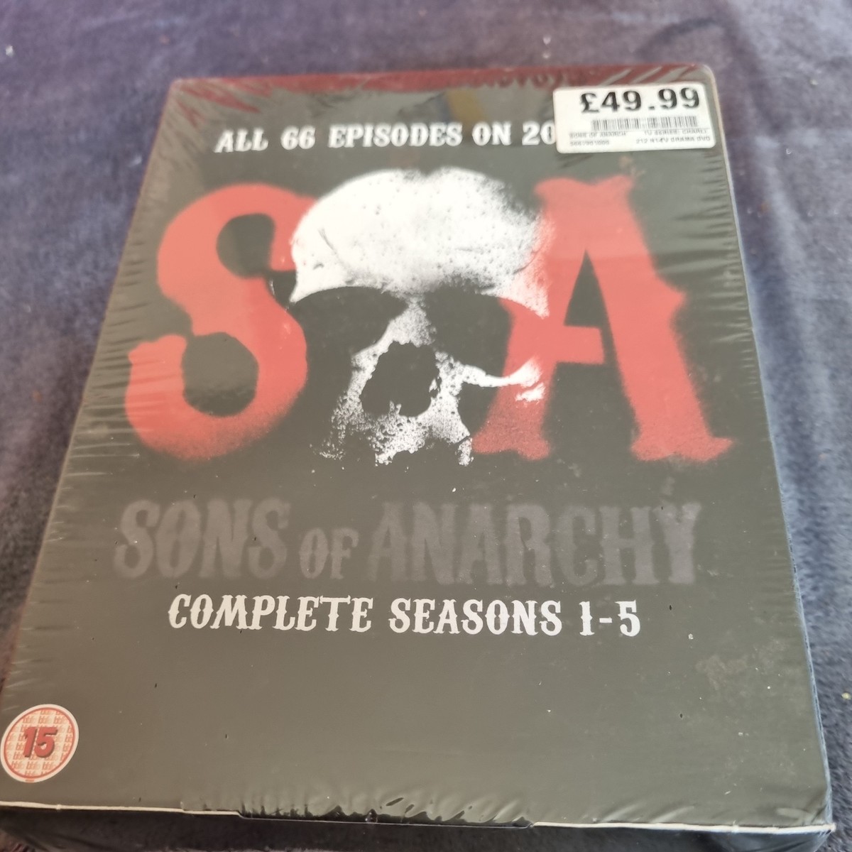 Sons Of Anarchy Series 1-5 Complete (Box Set) (DVD) for sale