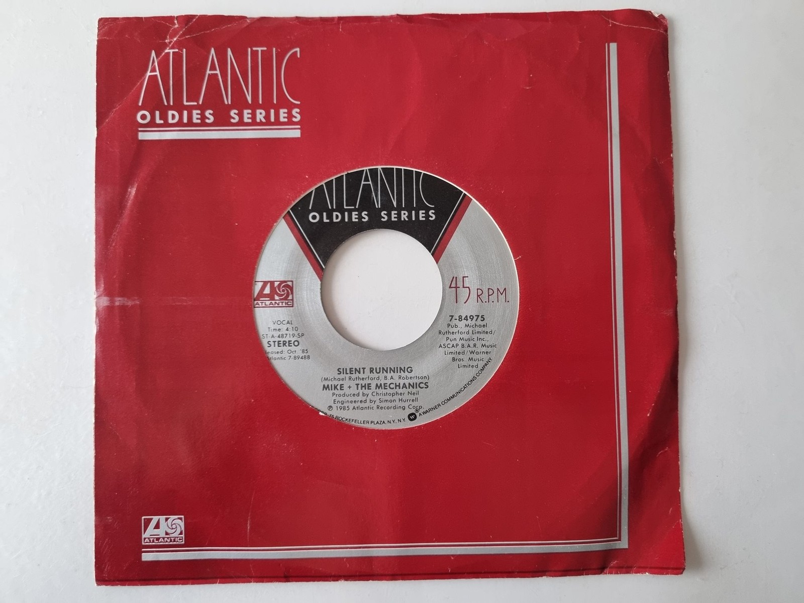 Mike & The Mechanics - All I Need Is A Miracle/ Silent Running 7'' Vinyl US