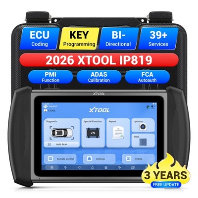XTOOL IP819 Bidirectional Scanner Full System Diagnostic ECU Coding KEY Program