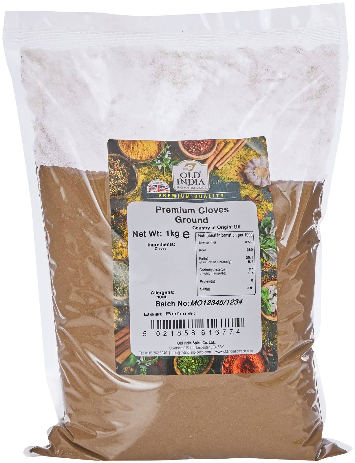Old India Premium Cloves Ground 1kg 1 kg