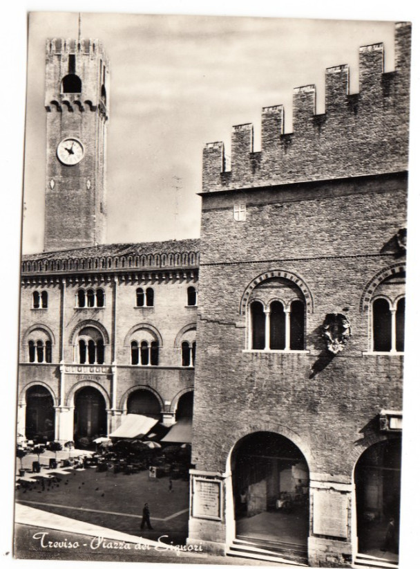 26-04069 - TREVISO - PIAZZA DEI SIGNORI VIAGGIATA 1960