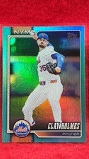 2026 Topps Series 1 Clay Holmes Aqua Rainbow Foil RC #276 NY Mets