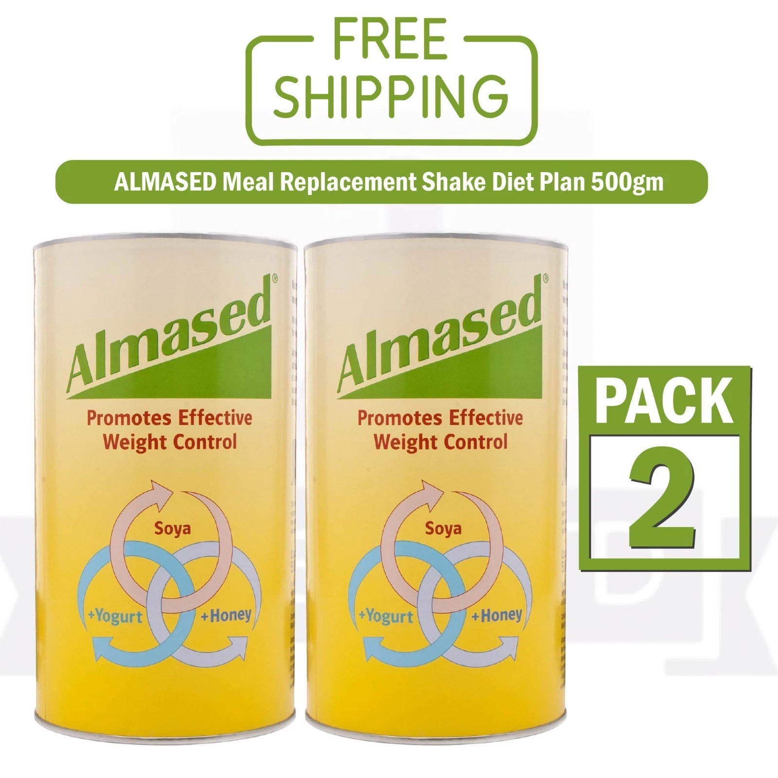 ALMASED Meal Replacement Shake Diet Plan Pack of 2