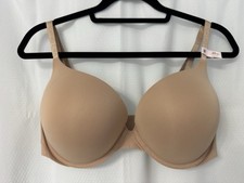 NWT Size 38DD Victoria Secret Bombshell TShirt PushUp Plunge Underwire Beige Bra