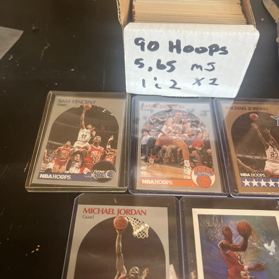 1990-91 Hoops Series 1 &2 Complete Set (1-440) - Image 2 of 3