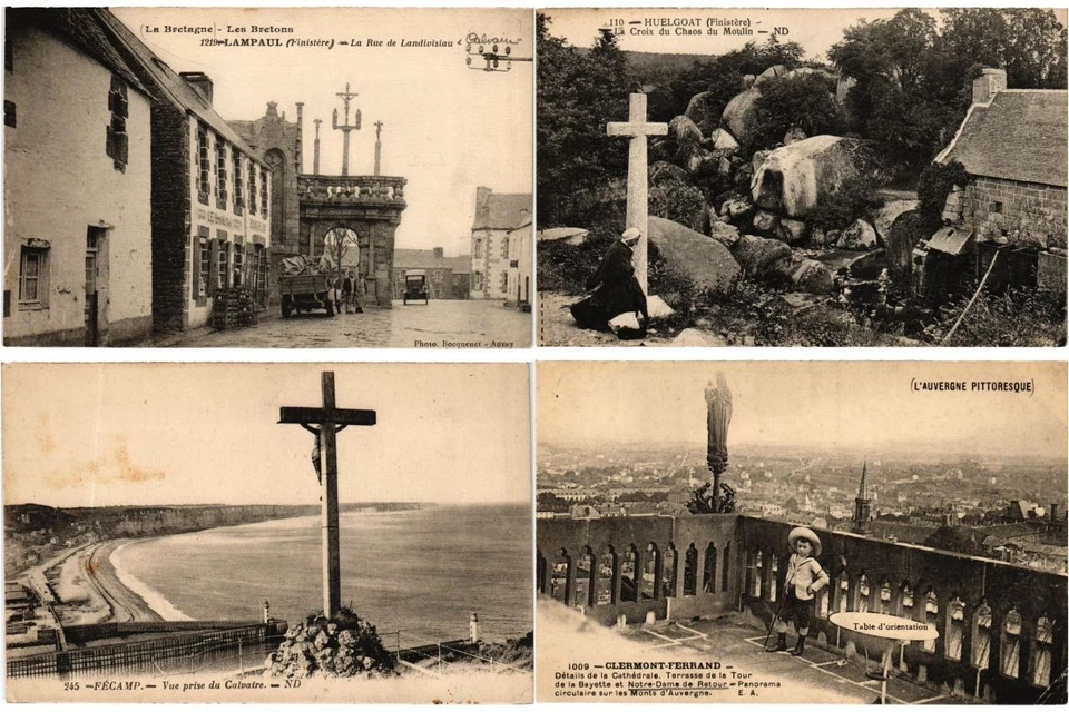 CATHOLIC STATUES RELIGION FRANCE 700 Vintage Postcards mostly pre-1940 (L5777) - Image 3 of 4
