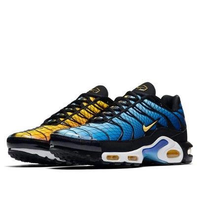 NIKE AIR MAX PLUS TN SE GREEDY SUNSET ORANGE BLUE AV7021-001 MEN'S SIZE 11.5