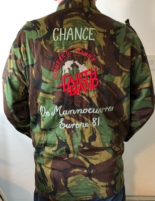 Manfred Mann's Earth Band On Mannouvres Chance 1981 Tour Crew Jacket vintage