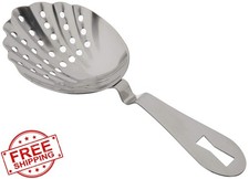 Barfly Stainless Steel Scalloped Julep Strainer Bar Tool