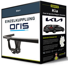 Starre Anhängerkupplung für KIA Cee'd Sporty Wagon (Kombi) 12-18 Typ JD Oris NEU