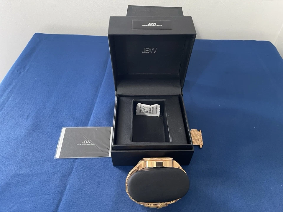 JBW HEIST Men's 20 Diamond (1/5 ct) Watch 18kt Rose Gold-plated J6380C 48mm - Image 3 of 4