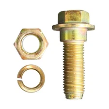 Seat Belt Harness Hardware Bolt Sleeved Shoulder Lap Mounting Bolt Washer Nut...