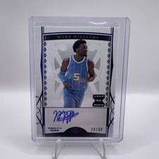 Leaf Trinity 2022-23 Mark Williams Blue Autograph Rookie Basketball Card 28/30