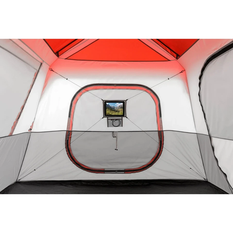 Ozark Trail 13' x 9' 8-Person Instant Cabin Tent with LED Lights, 36.9274 lbs - Image 3 of 4