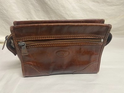 The Bridge Brown Leather Bag 8.5'' X 6'' No Strap