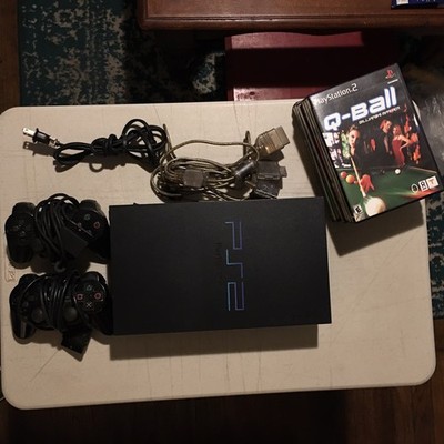 Sony PlayStation 2 PS2 Fat Console Bundle (SCPH-39001)w/ 6 Games & Memory Card