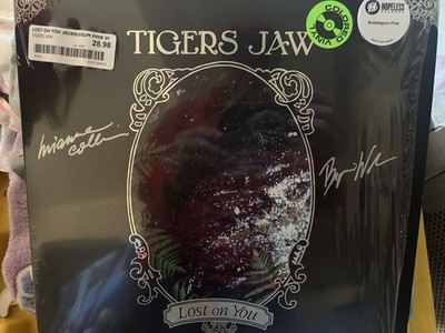 Tigers Jaw LOST ON YOU (PINK) New Limited Colored Vinyl Signed Autograph Auto