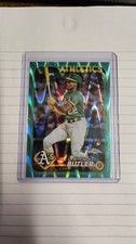 2024 Topps Chrome - Lawrence Butler #5 Aqua Raywave Refractor /199 Rookie Card