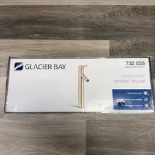 Glacier Bay Single Hole Single-Handle Vessel Faucet in Brushed Nickel 732 838