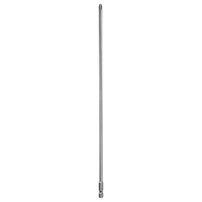 Magnetic Phillips Screwdriver Bit PH2 1/4'' Hex Shank 300mm Long 5mm Rod
