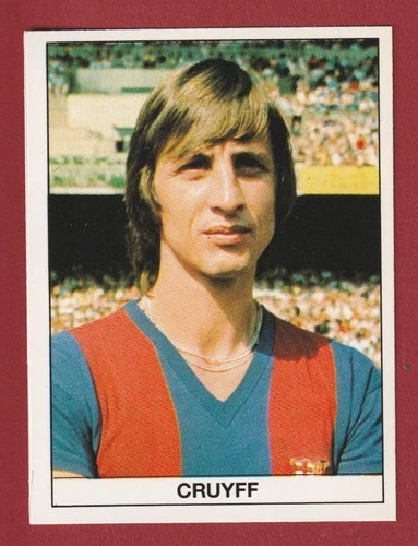 PANINI GREEN LINE DISTR. TOP PLAYER FIGURINE MALIMPIERO BARCELONA CRUYFF NEW