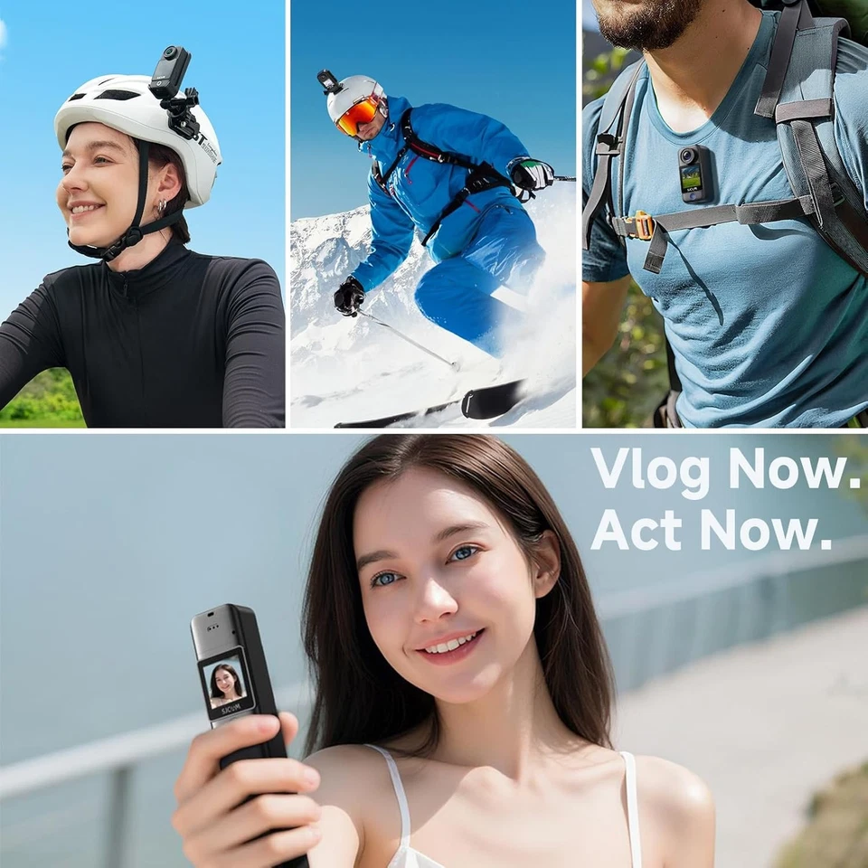 SJCAM C300 Pocket Action Camera 4K,7Hour Power, 6-Axis Stabilization, Dual-Touch - Image 3 of 4