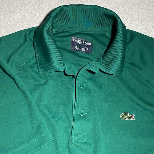Lacoste Sport Polo Shirt Men’s Small Green Ultra Dry Short Sleeve