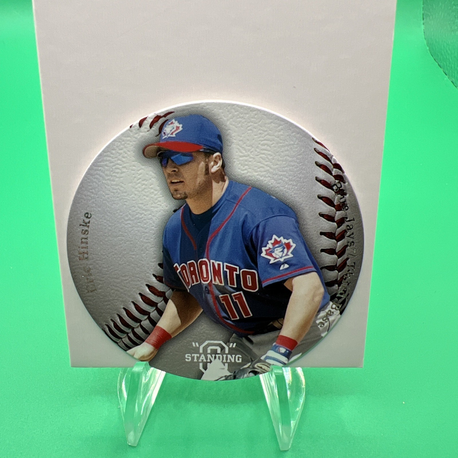2003 Upper Deck Standing "O" - Eric Hinske #S-84 Die-Cut Disc