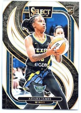 2025 Select Aziaha James 174 Silver Prizm Dallas Wings