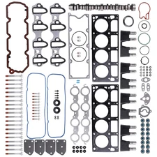 NON-AFM Lifters Kit Head Gasket Set w/ Head Bolts Lifters & Guides for GMC 5.3L