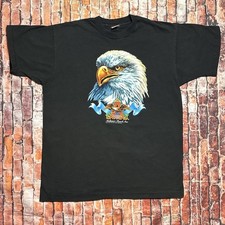 Vintage 1991 Nature Bald Eagle Anheuser-Busch Single Stitch Tee XL MADE IN USA
