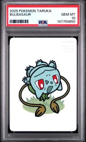 2025 POKEMON TARUKA BULBASAUR PSA 10