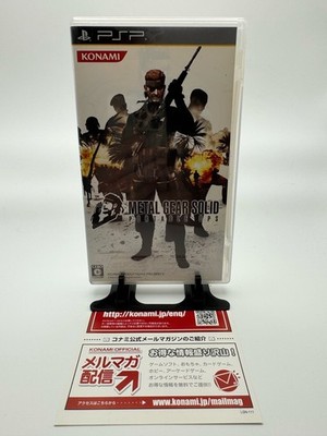 Metal Gear Solid Portable Ops Sony PSP Konami NTSC-J Japan UK Verkäufer