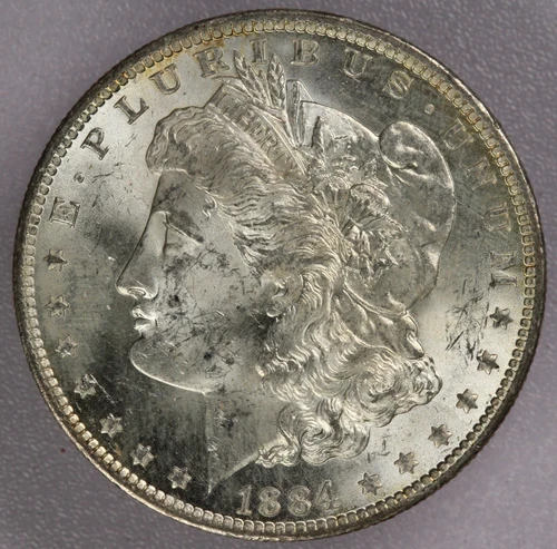 1884-O $1 Morgan Silver Dollar-BU