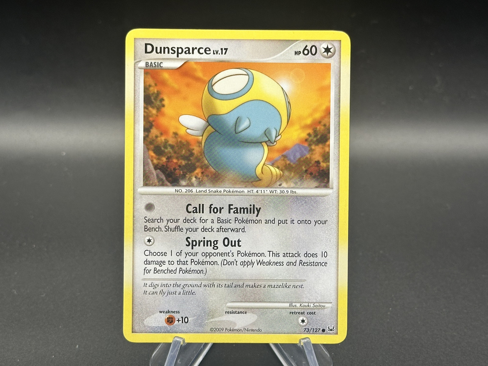 Dunsparce - 73/127 Platinum - Pokémon TCG - 2009