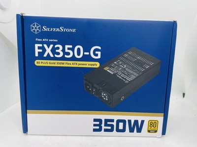 SilverStone FX350-G Flex ATX 1U 350 Watt 80 Plus Gold Power Supply with Fixed Ca