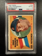 1960 Topps - Sport Magazine 1960 Rookie Star Carl Yastrzemski #148 (RC) PSA 4