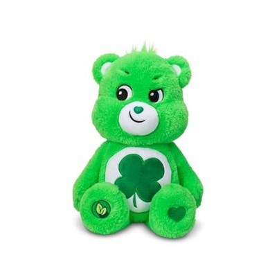  14'' Good Luck Bear Plushie - Medium Size - Green Plush for Ages 4+   Perfect 