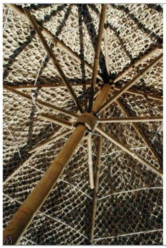 Bamboo Thatch Tiki Umbrella - Thumbnail 5