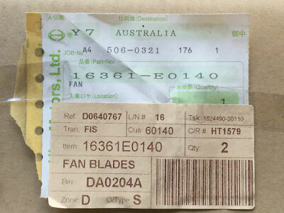 Hino Cooling Fan Blade 16361E0140 16361-e0140 500 Series 620 Mm  