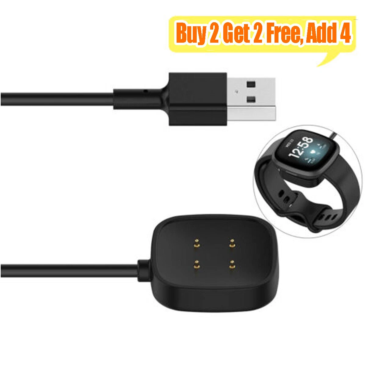Fitbit top smartwatch charger