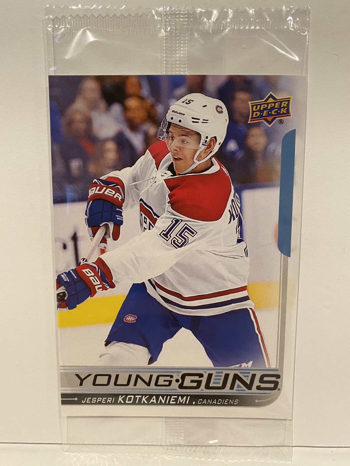2018-19 Upper Deck Young Guns Jumbo Jesperi Kotkaniemi #249 Rookie Card Hockey!