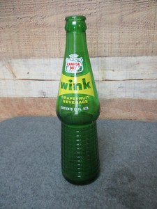 Vintage Canada Dry WINK Soda Bottle 12 oz Dated 1965 | eBay