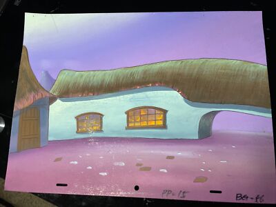 Animation cel BACKGROUNDS production art cels anime vintage cartoons Disney BG33