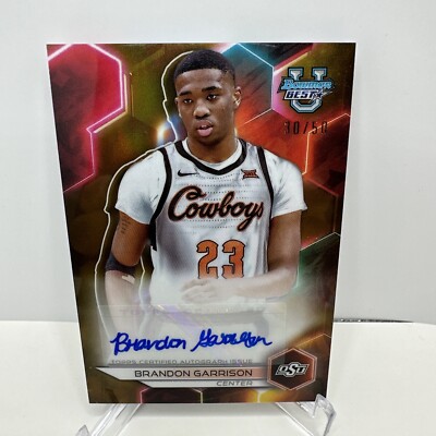 2023-24 BOWMANS BEST U BASKETBALL GOLD AUTO BRANDON GARRISON #30/50 Kentucky