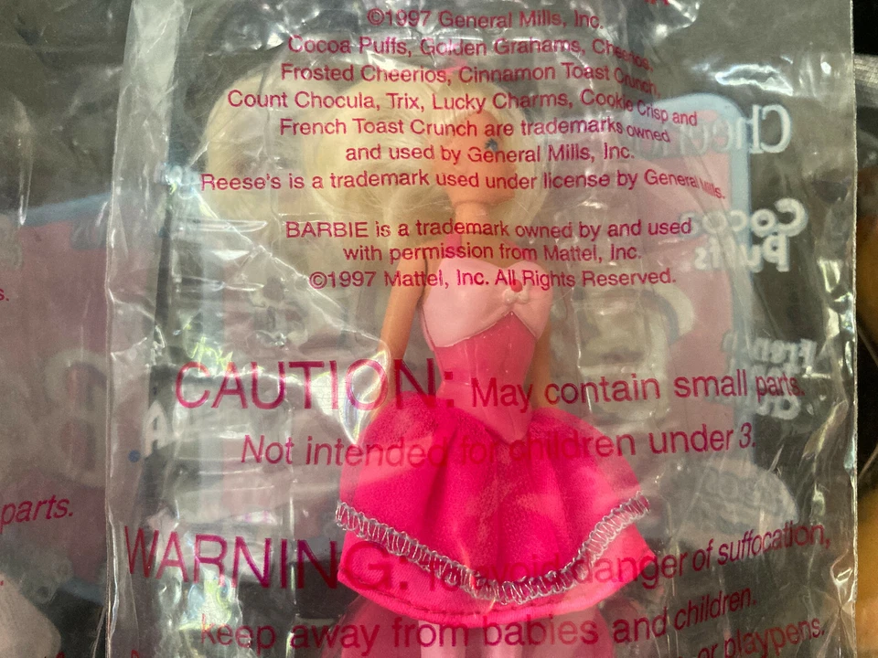 Juego De Colección De Tres Barbies De Cereales Y Simba Nuevo En Embalaje Foto 4 de 4