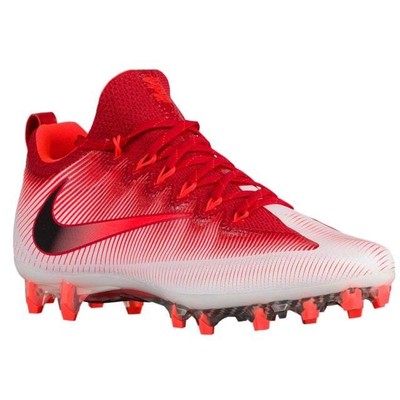 red white and blue nike football cleats
