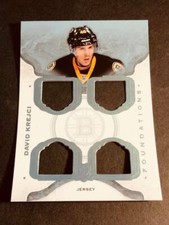 2014-15 The Cup BLANK BACK PROOF Foundations Jersey David Krejci Boston Bruins