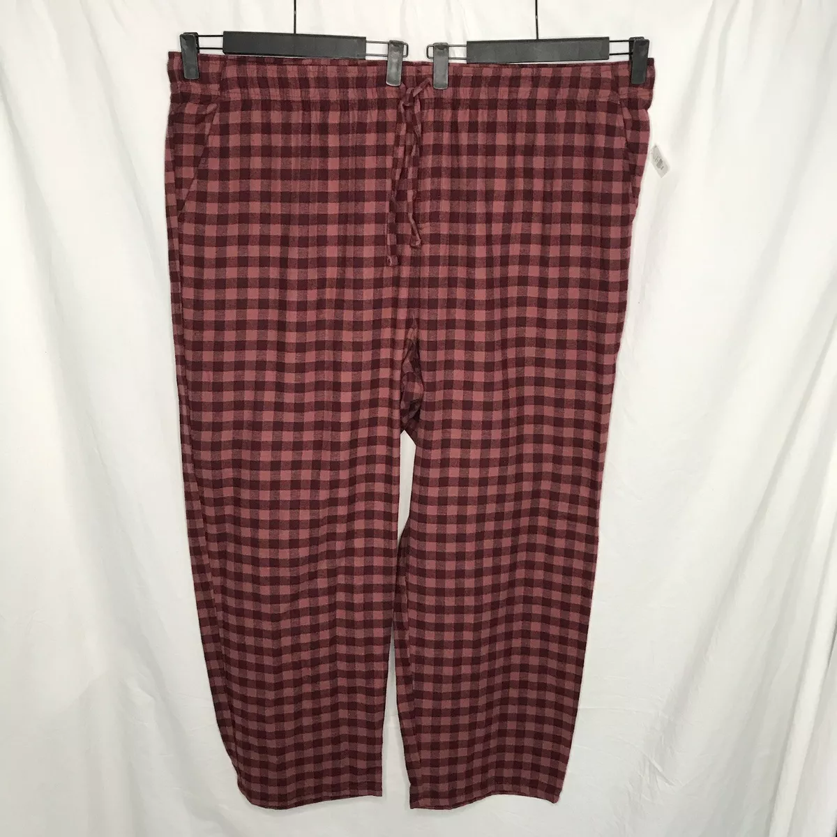 Old Navy Men's Size Medium~ Flannel Pajama Pants ~ Red & Black