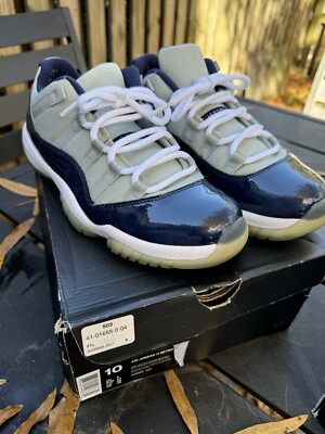 Size 10 - Air Jordan 11 Retro Low Georgetown 886549395087| eBay